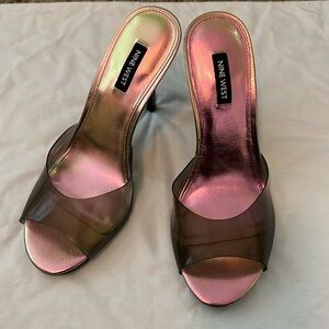 Nine West Clear Mule Pump